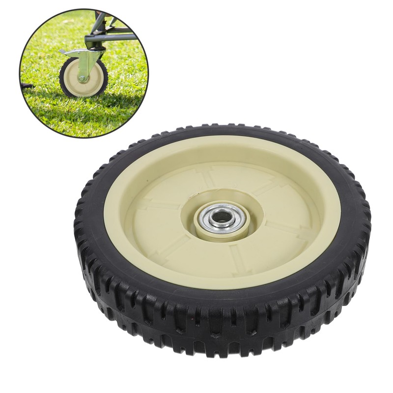 Kisangel Durable Lawn Mower Wheels Mower Wheel Components for More