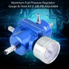 Universal Aluminum Fuel Pressure Regulator Gauge & Hose Kit 0-140