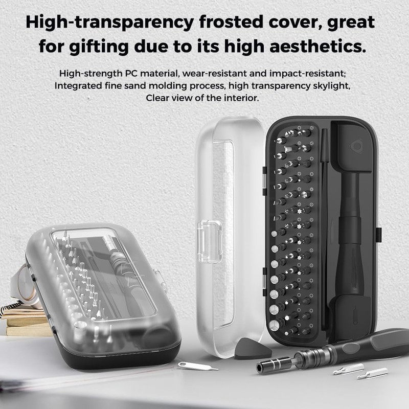 JWDREAMWAY Handle Screwdriver Set (48 in 1), Portable Screwdriver Set