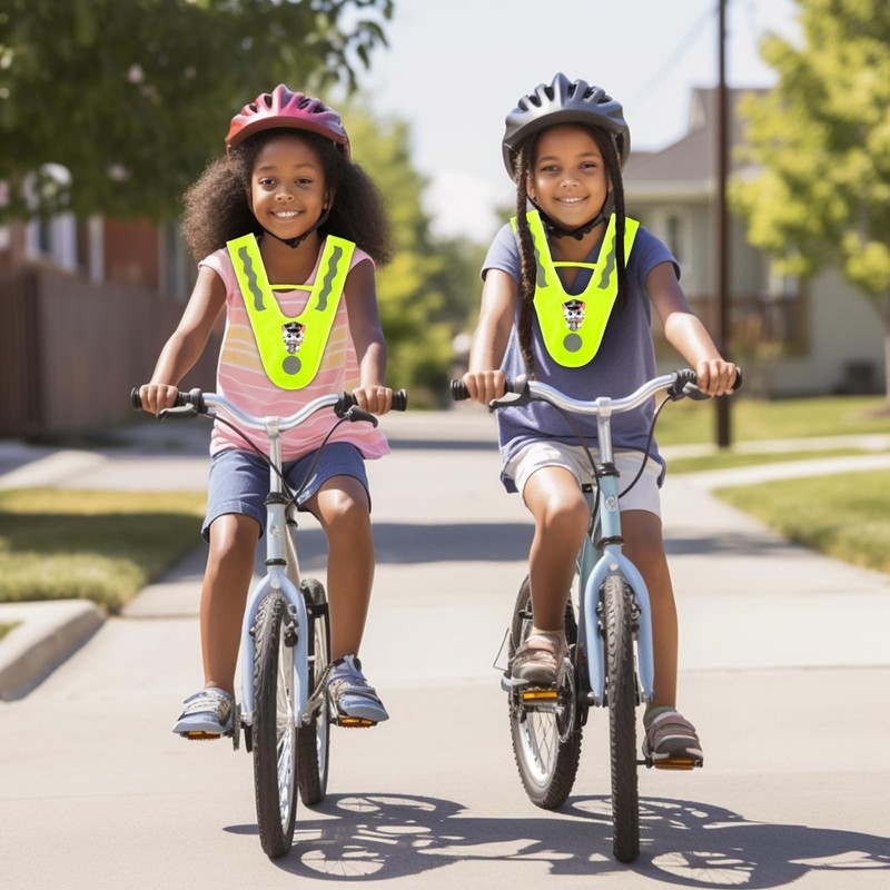 Kids Reflective Vests,High Visibility Child Safety Vests with Reflective Bracelets