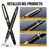 Pluma Elegante Premium De 2 Piezas - ¡incluye 8 Repuestos!