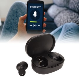 ASHATA True Wireless Earbuds, Wireless Earbuds Bluetooth 5.2 In-Ear-Kopfhörer Integriertes Mikrofon, IPX7 Wasserdicht, Stereo-Headset mit Geräuschunterdrückung und Ladekoffer