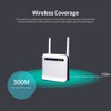 Wireless router 300M vertical full network through-wall industrial-grade CPE portable