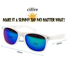 Ciffre Nerd Retro Look Sunglasses, Pilot’s Glasses, Vintage Look - Approx. 80 Different Models, Many Colours, Vari 2 -