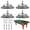 4pcs Pool Table Leg Levelers, 5-Inch Billiard Table Leg Leveling