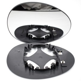 AUTOXBERT Mirror Glass Replacement Passenger Right Side Mirror Heated with Backing Plate For Mini Cooper 2007 2008 2009 2010 2011 2012 2013 2014 2015, Replace 51162755626