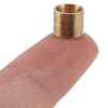 10pcs/Set Brass Cue Tip Snooker Billiard Cue Copper Ferrules Repair