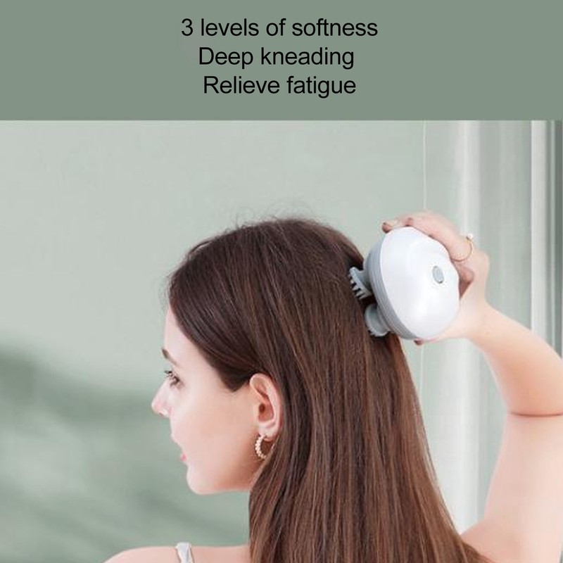 Handheld Electric Scalp Massager Intelligent Portable Head Scratcher Massager for