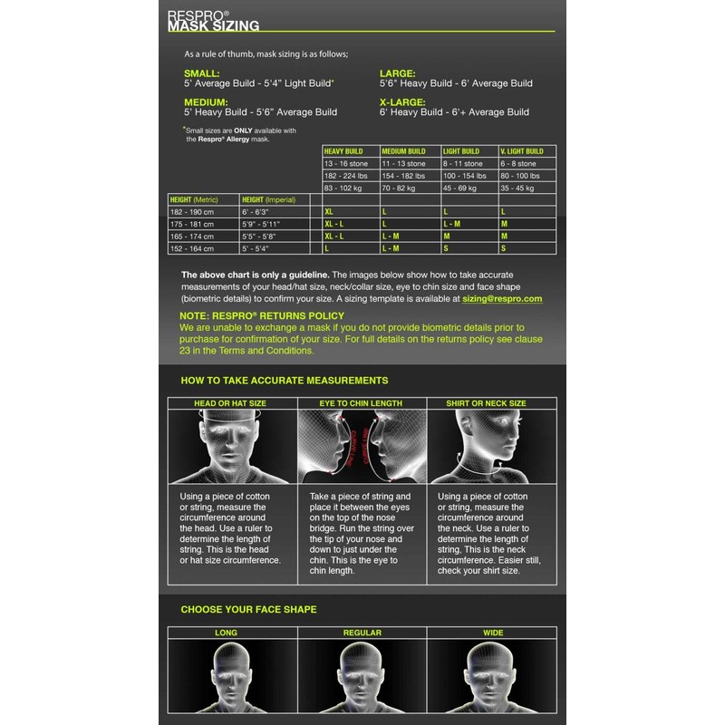 Respro® Sportsta Mask Pink - L