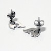 Magnetic Therapy Earrings Dolphin with abalony
