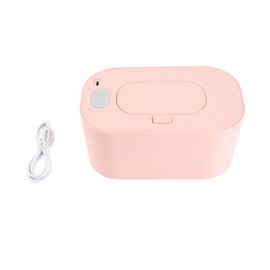 Wet Wipes Dispenser Heater Top Heating Lock Moisture Large Capacity Baby Wipe Warmer Pink Constant Temperature
