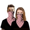 Trimming Shop Multifunctional Bandana Headwear Scarf with Ear Straps Face