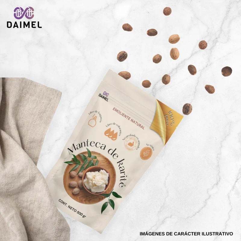 Manteca De Karité 100% Pura Y Orgánica 500gr