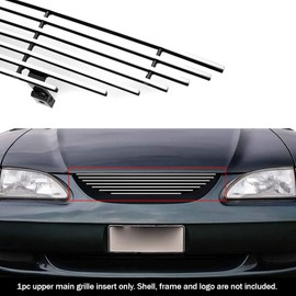 APS Compatible with 1994-1998 Ford Mustang Main Upper Billet Grille Insert F86001A