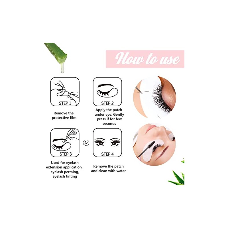 100 Pairs GreenLife Natural Hydrogel Eye Gel Pads - Collagen