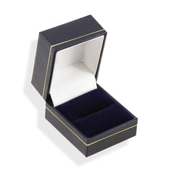 Luxury Designer Ring Earring Bracelet Necklace Bangle Box (Leather Ring Box)