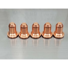 PlasmaDyn 85392 - 20A Tips + Electrodes For FORNEY®  Easy Weld 20 P 251 20P Plasma Cutter - 5 x Nozzles - 20A - 0.65mm, New