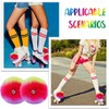 2 Pieces Roller Skate Pom Poms Roller Skates Fuzzy Pom