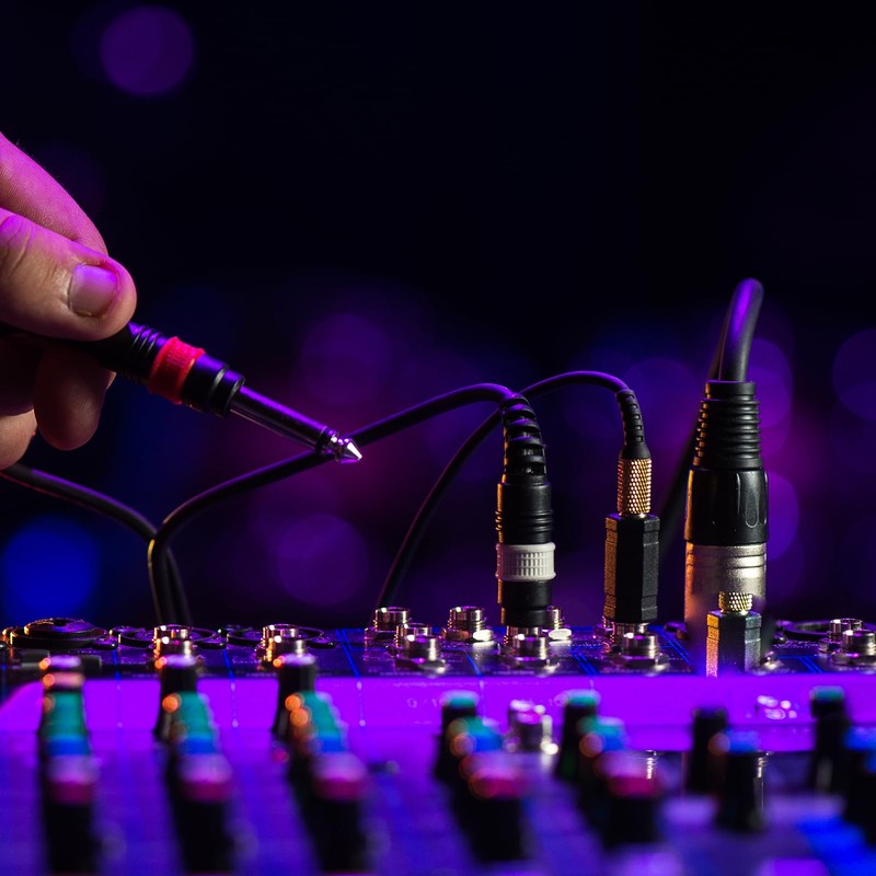 sourcing map 4pcs 5 Pin XLR Female Connector, Microphone Audio