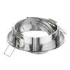 ledscom.de CIRC Ceiling Mounting Frame, Round, Swivelling, Matt Aluminium, Pack