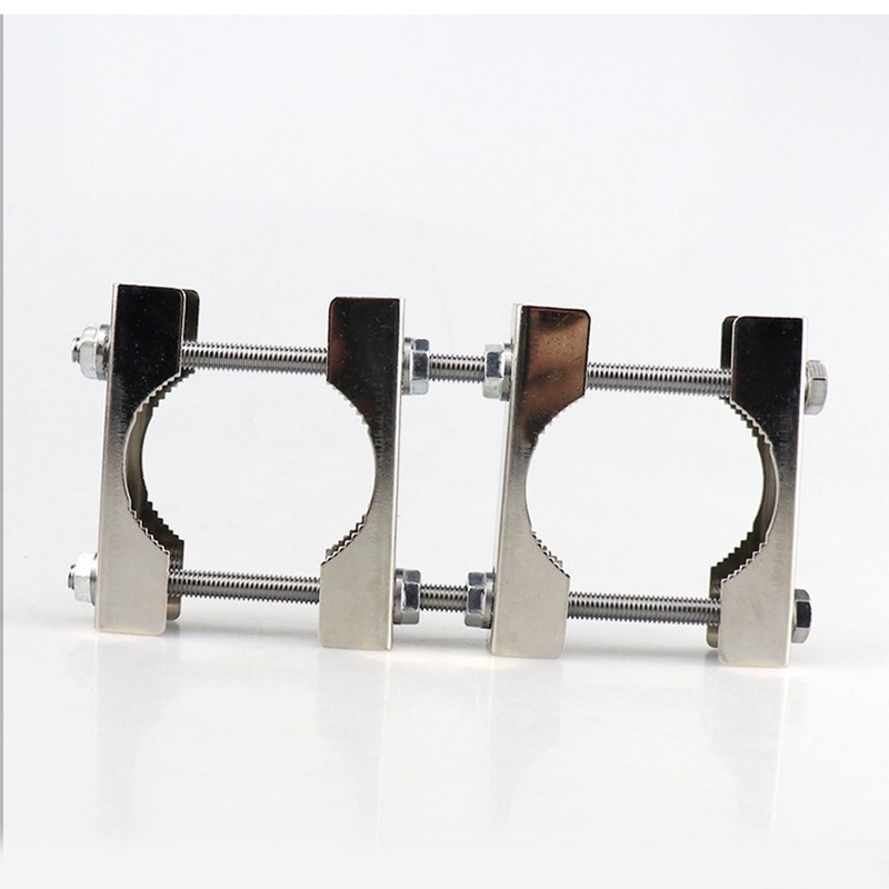 Coehaopike 2pcs Double Antenna Mast Clamp Pipe Retainer Bolt Mast