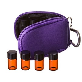 9504 - Aroma Ready Keychain Case with 8 Sample Vials - Purple