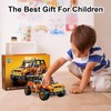 XIMKONTER Off-Road Vehicle Construction Toy Set, Clamping Building Blocks Car,