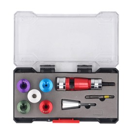 Garosa Juego de Herramientas y Pelacables para Taladro Eléctrico, para Cables Duros Sólidos de 6, 8, 10, 12 y 14 AWG, Kit de Accesorios para Pelar Cab