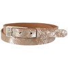 MGM Women's Belt Soft Glam "Small", Silver (silver-used)