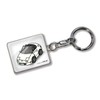 MKJP Custom Key Chain Mazda Roadster NA Base: White, white
