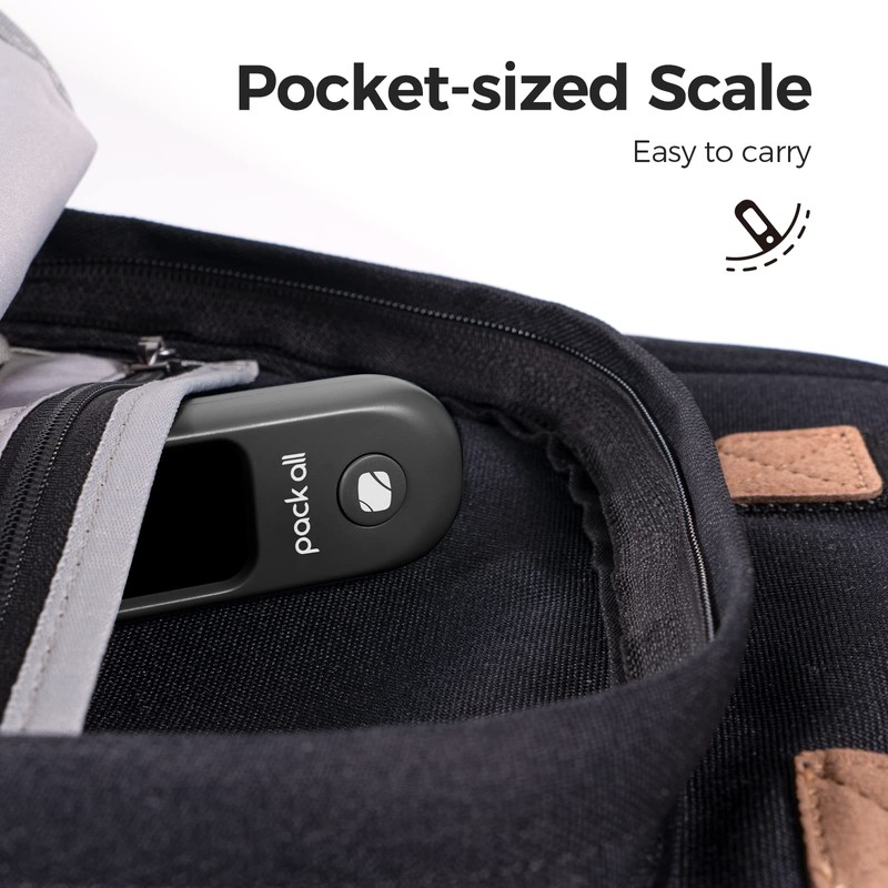 pack all 110 Lbs Luggage Scale, Digital Handheld Baggage Scale,