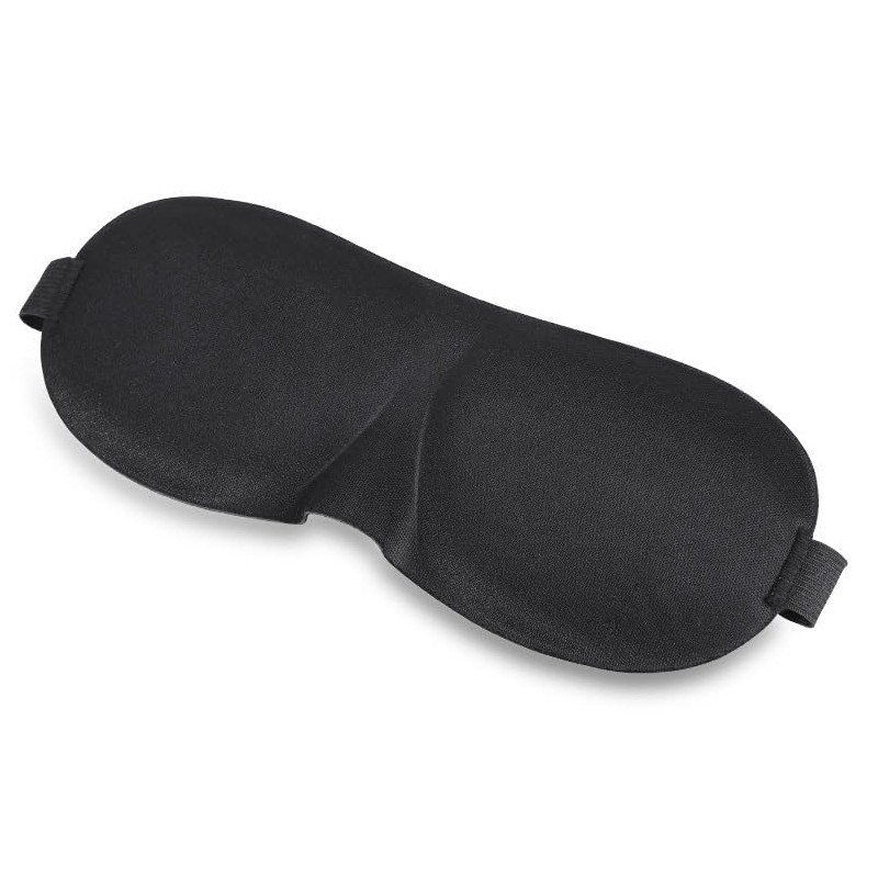 Sweet Dreams Contoured Sleep Mask with Earplugs and Carry Pouch