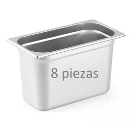 Dilitools Inserto Contenedor Acero Inoxidable Noveno 6 Pulgadas