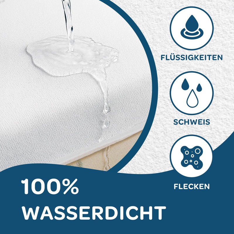 DolciSogni Mattress Protector 60 x 120 cm (Pack of 2)