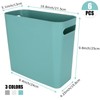 ZOFORTY 2.3 Gallon Small Trash Can 6 Pack Slim Waste