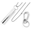 XP Design Portable Pill Case Necklace Pendant Keychain Aluminum Stainless