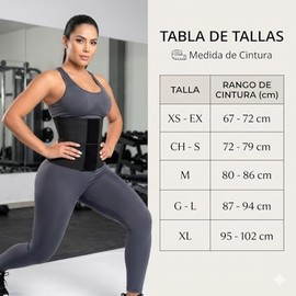 Faja Reductora y Moldeadora para Mujer con 3 Niveles de Elasticos y 5 Varillas Flexibles  Cinturilla de Compresión Moderada para Uso Diario...        