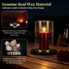 RosMank 3 Set LED Candles, Indoor & Outdoor Candles with