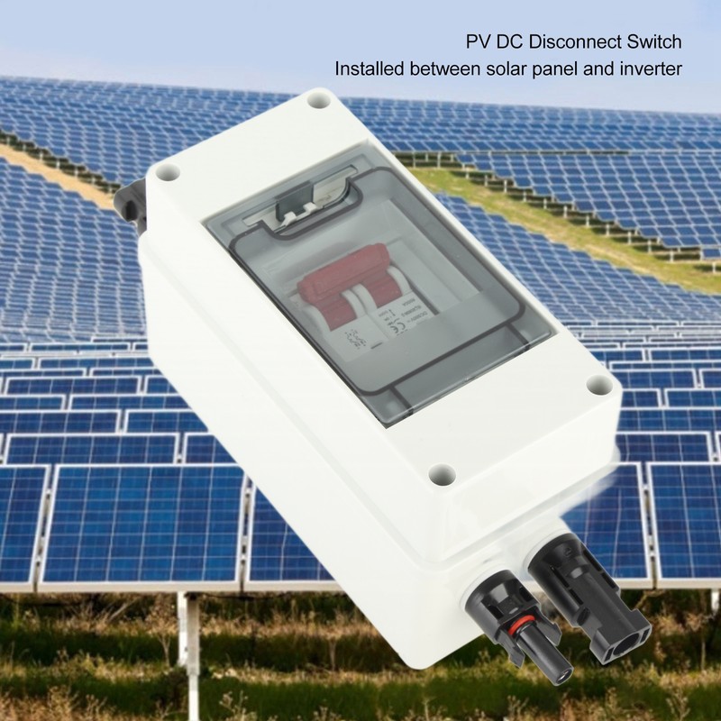 Solar Disconnect Switch Mini Circuit Breaker with IP65 Waterproof Distribution