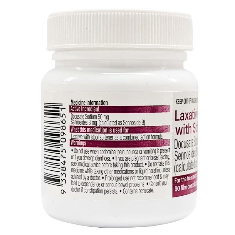 ApoHealth Laxative with Softener Tab X 90