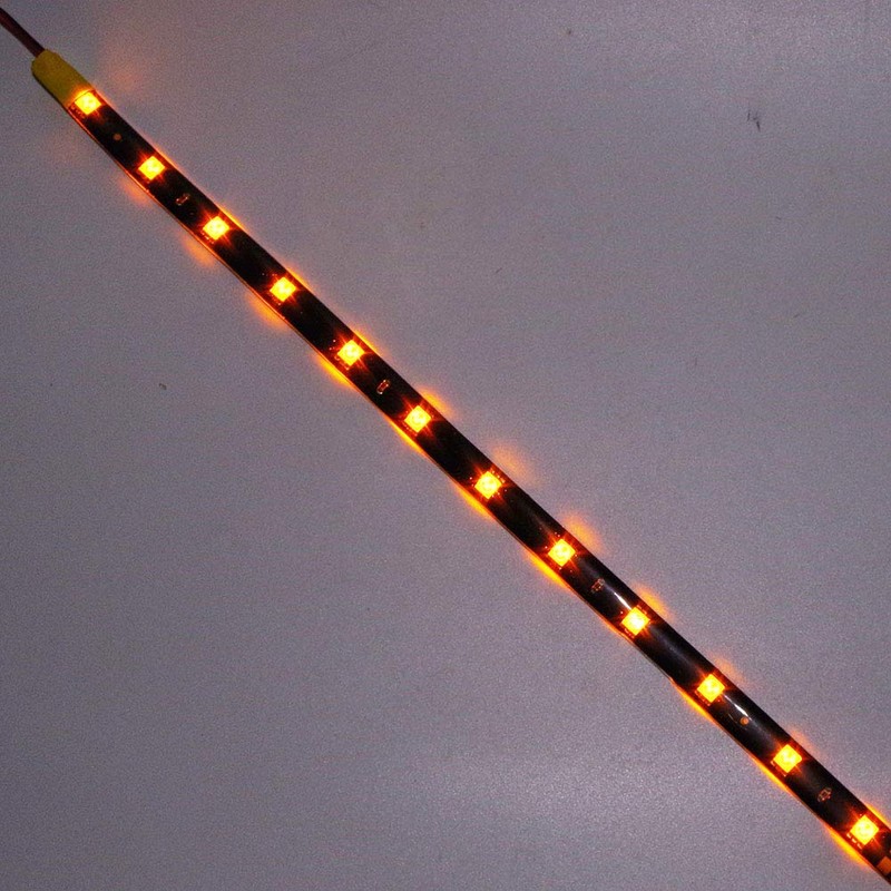 HYADA DC 12V Waterproof 1Ft 12 LED Strip Underbody Light