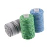 Gadpiparty 3pcs Waxed Thread for Leather Sewing Yards Flat Cord