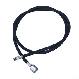 Kitchen Faucet Replacement Hose, Premium Nylon Filament Kitchen Faucet Replacement Hose, 150cm Length, Grey and Black (Snap Black)