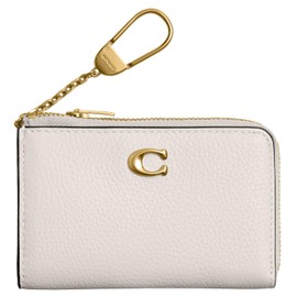 Coach Women's Essential L Zip Key CASE Accessory-Travelers Card Sleeves, B4/Chalk