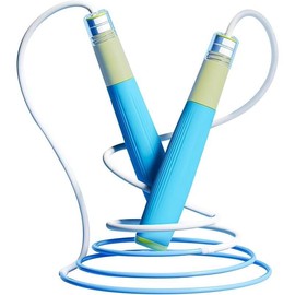 Jump Rope for Kids - Lightweight, Adjustable, Silicone Grips, Double Ball Bearing System, Tangle-Free Skipping Rope for Women and Men - Color: pink