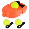 ALLOMN Solo Tennis Trainer Rebound with 3 String Balls, Solo