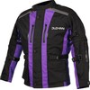 Duchinni unisex child Motorcycle Jacket, Purple, X-Small