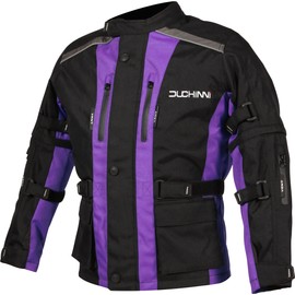 Duchinni unisex child Motorcycle Jacket, Purple, X-Small
