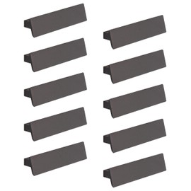 Gedotec Cancun Designer Furniture Handle Antique Cupboard Handle Kitchen Handle Anthracite | Hole Spacing: 64 mm | Aluminium Drawer Handle Vintage | Pack of 10 - Cupboard Door Handle Square for