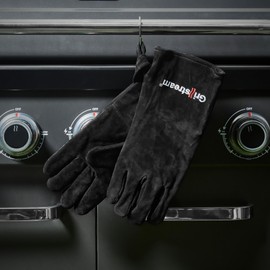 Grillstream Deluxe Leather Gloves, Heat-Resistant with Ultra-Durable Lining, Stylish & Convenient